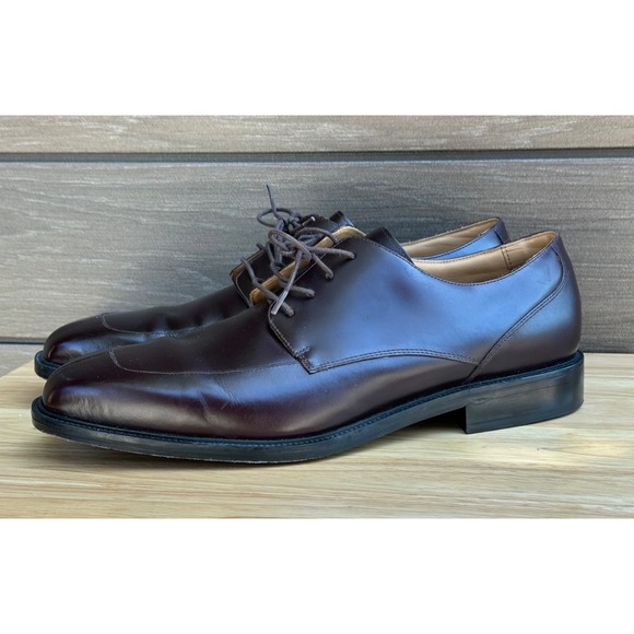 Rockport Men's Derby Split Toe Dress Shoes Model APM1235E Brown Size 15M - Picture 1 of 10